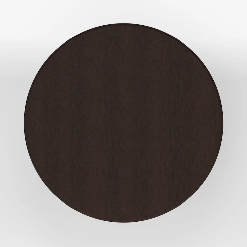 3-Piece Dining Set, 42  Round Drop-Leaf Table and X-Back Chairs