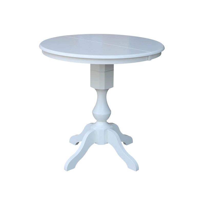 The Gray Barn Fairy Glen 36-in. Round Pedestal Table w/ 12-in. Leaf