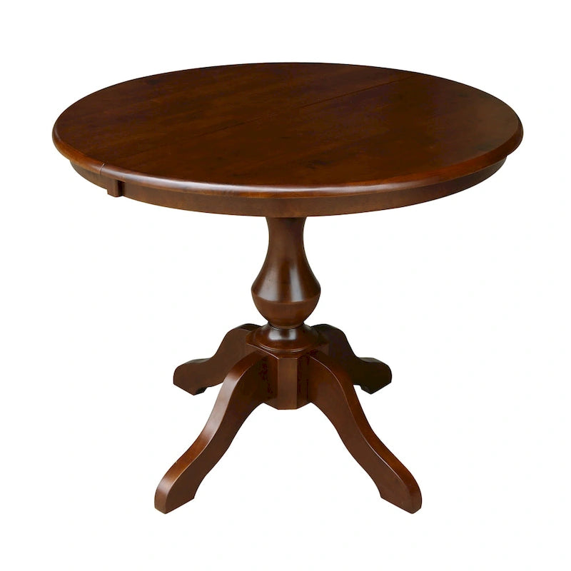 The Gray Barn Fairy Glen 36-in. Round Pedestal Table w/ 12-in. Leaf