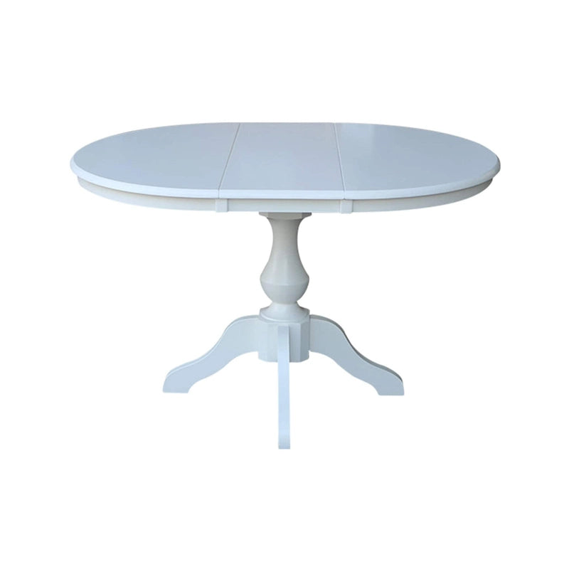 The Gray Barn Fairy Glen 36-in. Round Pedestal Table w/ 12-in. Leaf