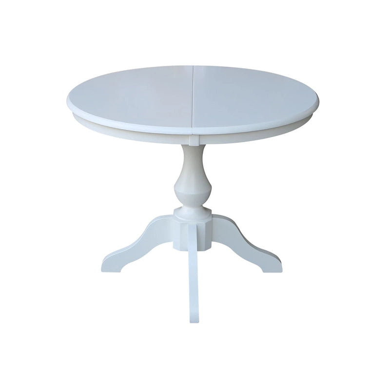 The Gray Barn Fairy Glen 36-in. Round Pedestal Table w/ 12-in. Leaf