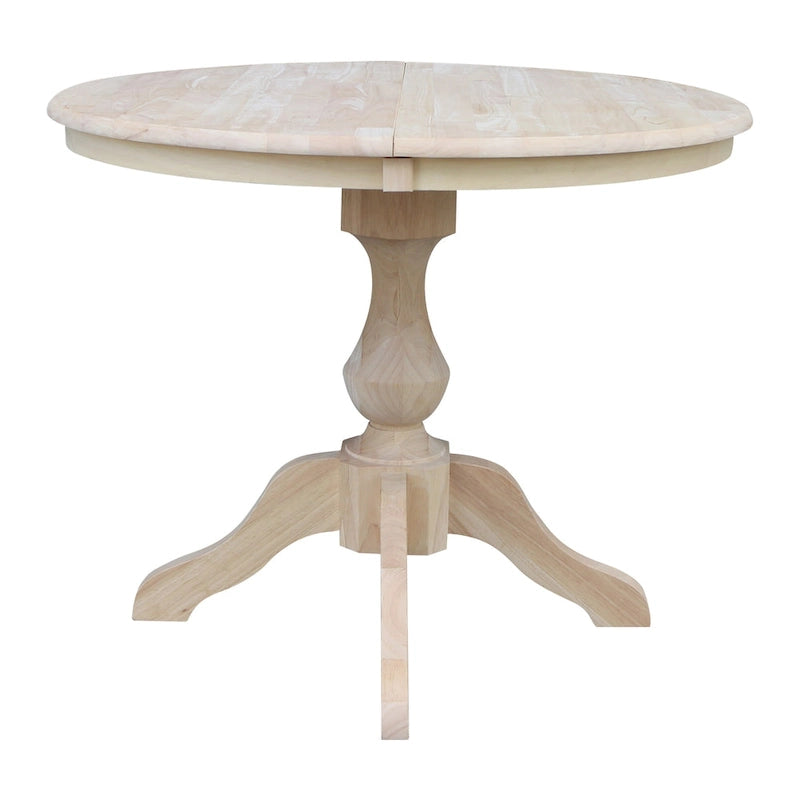 The Gray Barn Fairy Glen 36-in. Round Pedestal Table w/ 12-in. Leaf