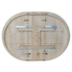 The Gray Barn Fairy Glen 36-in. Round Pedestal Table w/ 12-in. Leaf