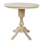 The Gray Barn Fairy Glen 36-in. Round Pedestal Table w/ 12-in. Leaf