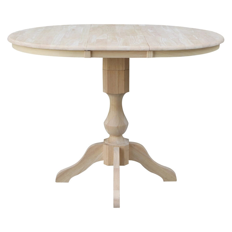 The Gray Barn Fairy Glen 36-in. Round Pedestal Table w/ 12-in. Leaf