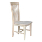 Solid Wood Tall Mission Dining Chairs, Set of 2