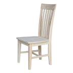 Solid Wood Tall Mission Dining Chairs, Set of 2
