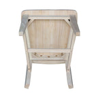 Solid Wood Tall Mission Dining Chairs, Set of 2