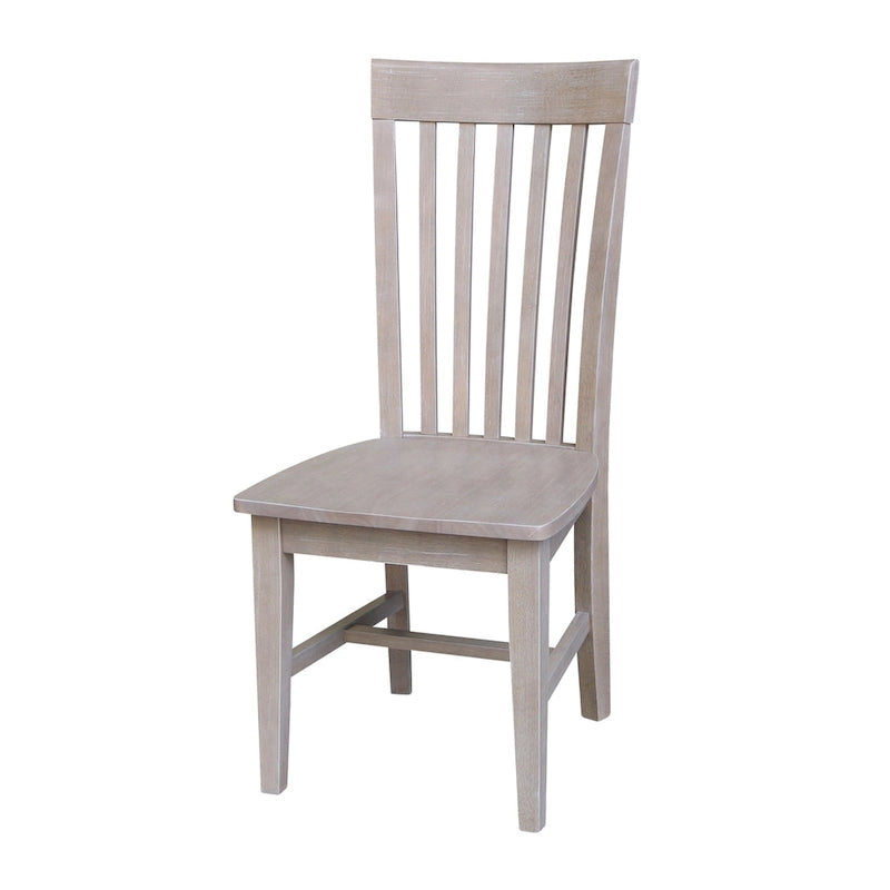 Solid Wood Tall Mission Dining Chairs, Set of 2