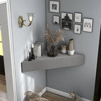 Furniture of America Sukhumi Transitional 47-inch 3-Shelf Wall-Mounted Corner TV Console