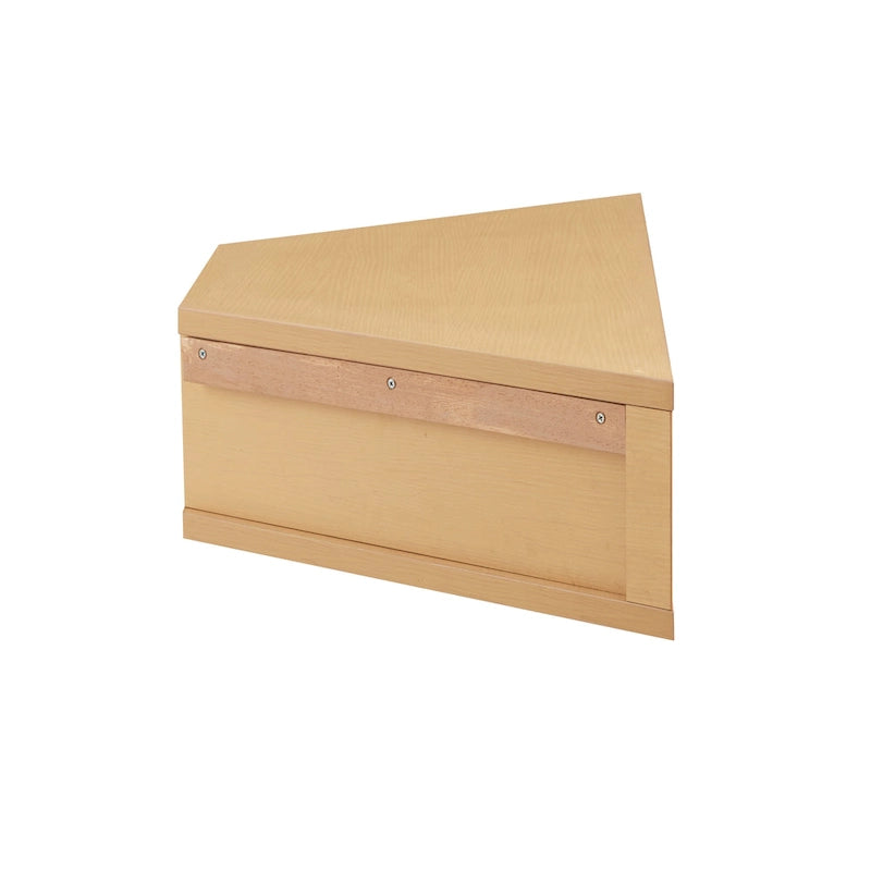 Furniture of America Sukhumi Transitional 47-inch 3-Shelf Wall-Mounted Corner TV Console