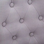 Mid-century Modern Dining chairs Button Tufted Accent Chairs with Nailhead Trim Set of 2