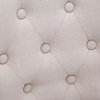 Mid-century Modern Dining chairs Button Tufted Accent Chairs with Nailhead Trim Set of 2