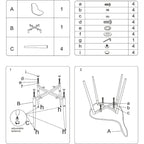 Modern Plastic Shell Accent Side Chairs with metal Legs, Transparent