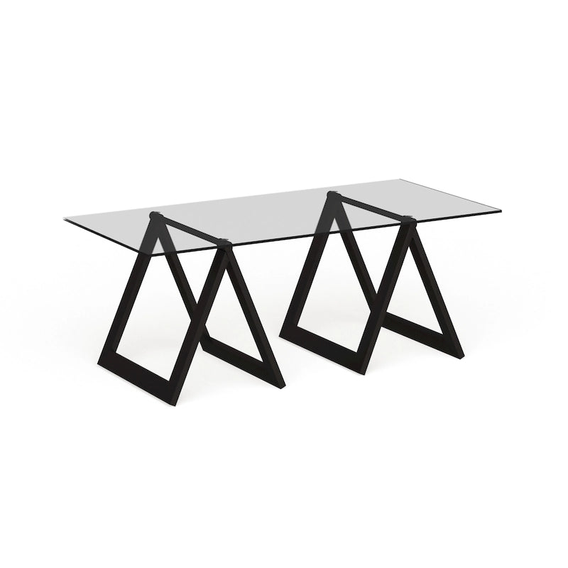 Modara Sawhorse Leg Coffee Table (Optional Finishes)