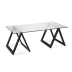 Modara Sawhorse Leg Coffee Table (Optional Finishes)
