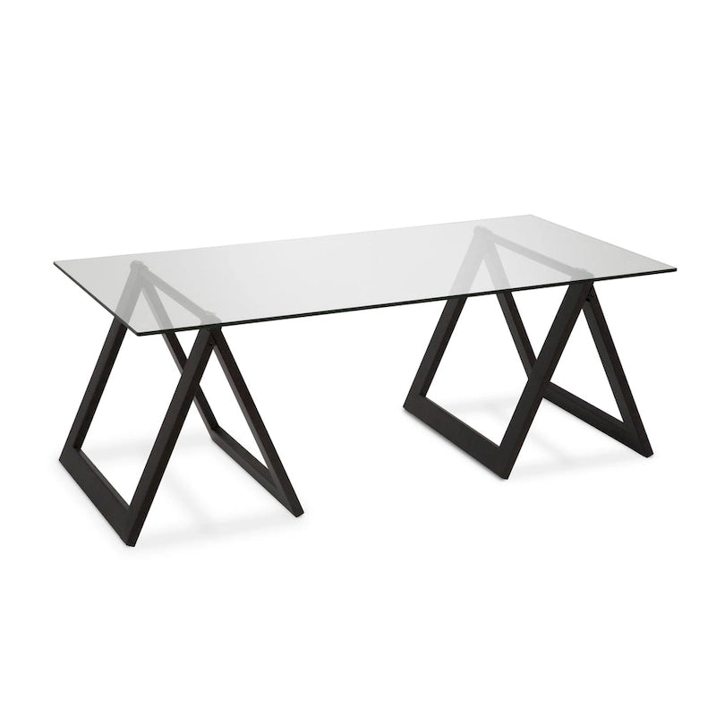 Modara Sawhorse Leg Coffee Table (Optional Finishes)