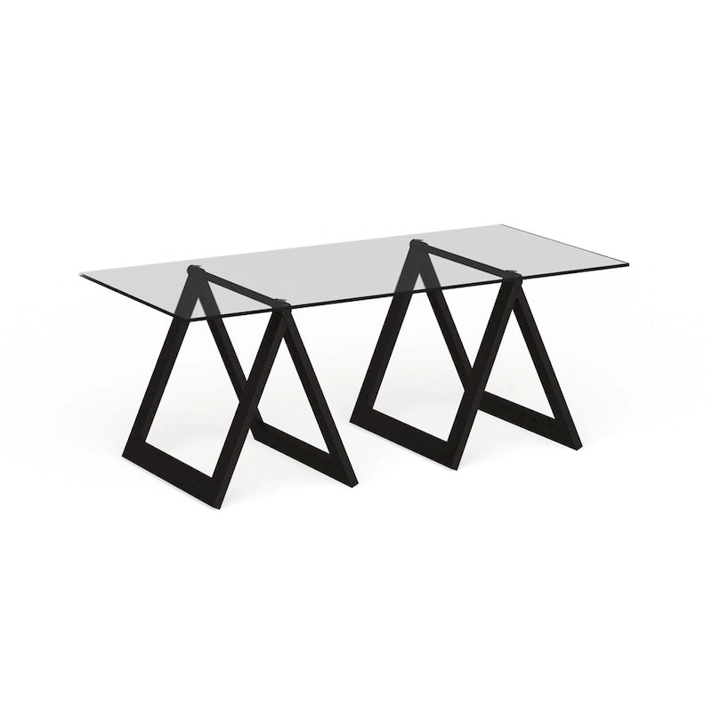 Modara Sawhorse Leg Coffee Table (Optional Finishes)