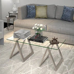 Modara Sawhorse Leg Coffee Table (Optional Finishes)