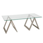 Modara Sawhorse Leg Coffee Table (Optional Finishes)