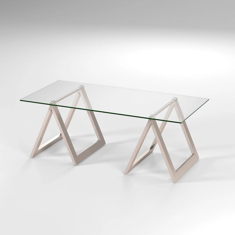 Modara Sawhorse Leg Coffee Table (Optional Finishes)
