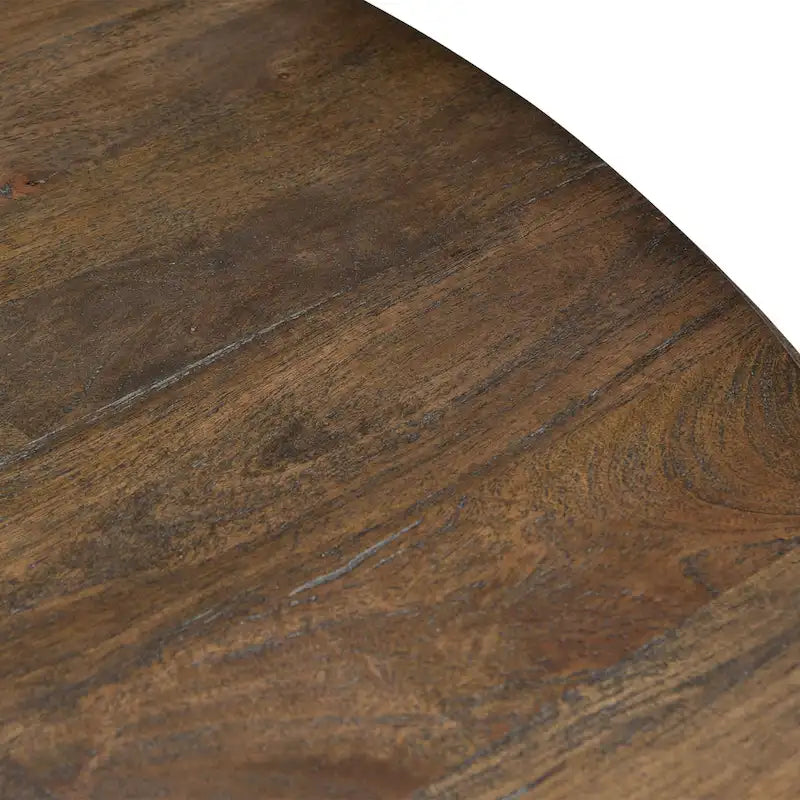 Toulon 60  Round Weathered Mango Dining Table