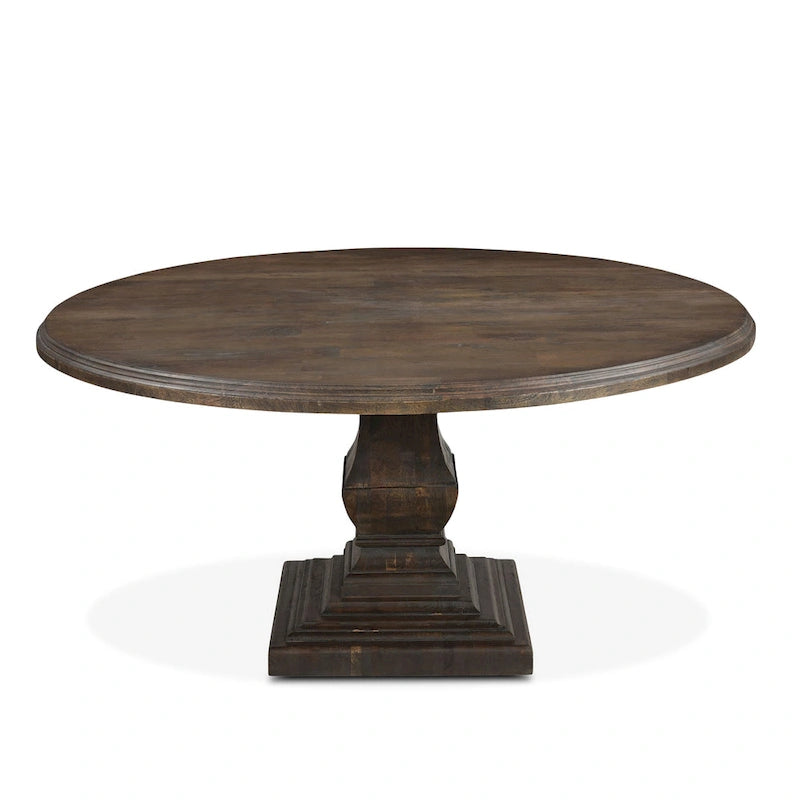 Toulon 60  Round Weathered Mango Dining Table