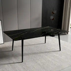 70.8  Rectangle Dining Table with Stone Top