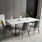 70.8  Rectangle Dining Table with Stone Top