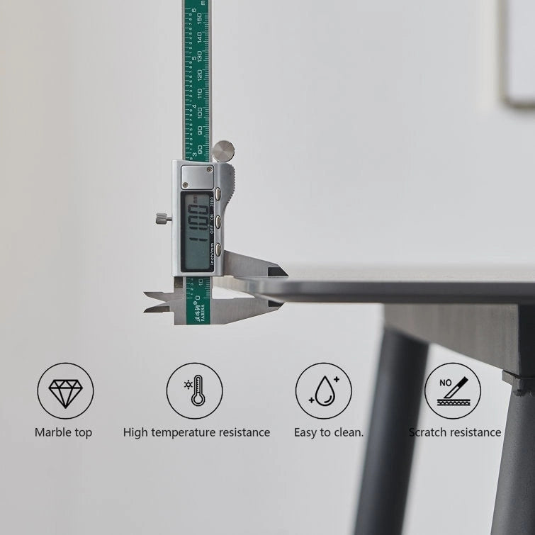 70.8  Rectangle Dining Table with Stone Top