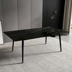 70.8  Rectangle Dining Table with Stone Top