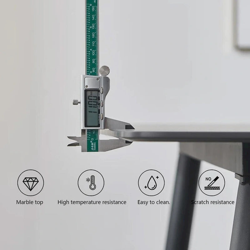 70.8  Rectangle Dining Table with Stone Top