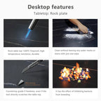 70.8  Rectangle Dining Table with Stone Top