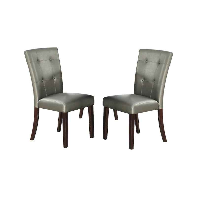 Leather Upholstered Dining Chair,Set of 2