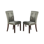 Leather Upholstered Dining Chair,Set of 2