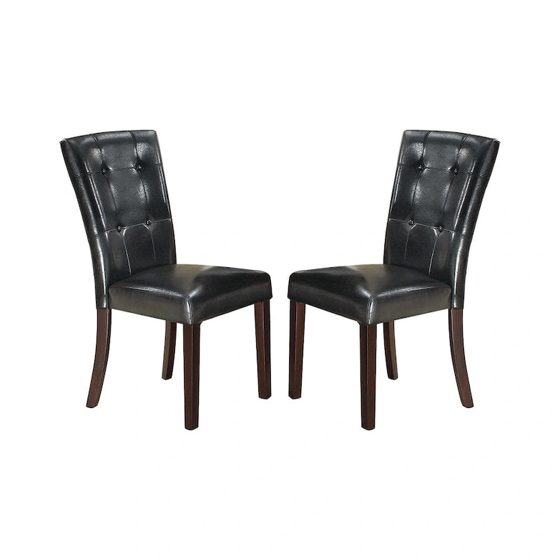 Leather Upholstered Dining Chair,Set of 2