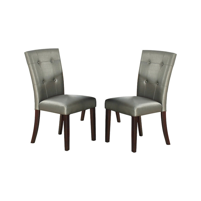 Leather Upholstered Dining Chair,Set of 2