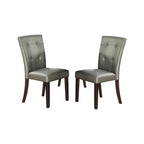 Leather Upholstered Dining Chair,Set of 2