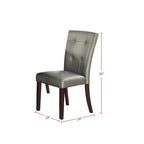 Leather Upholstered Dining Chair,Set of 2