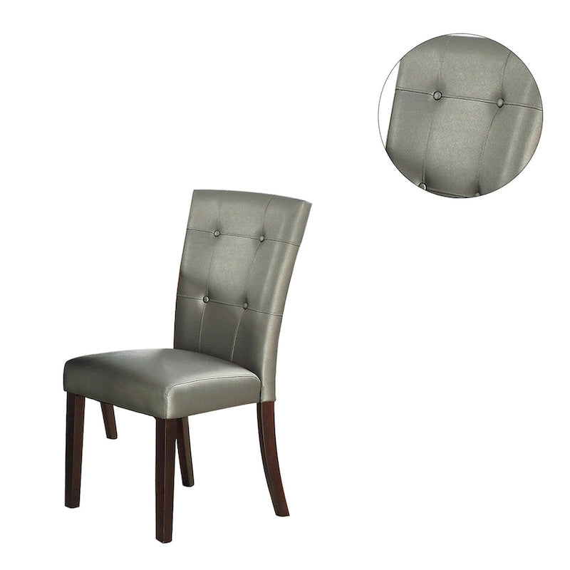 Leather Upholstered Dining Chair,Set of 2