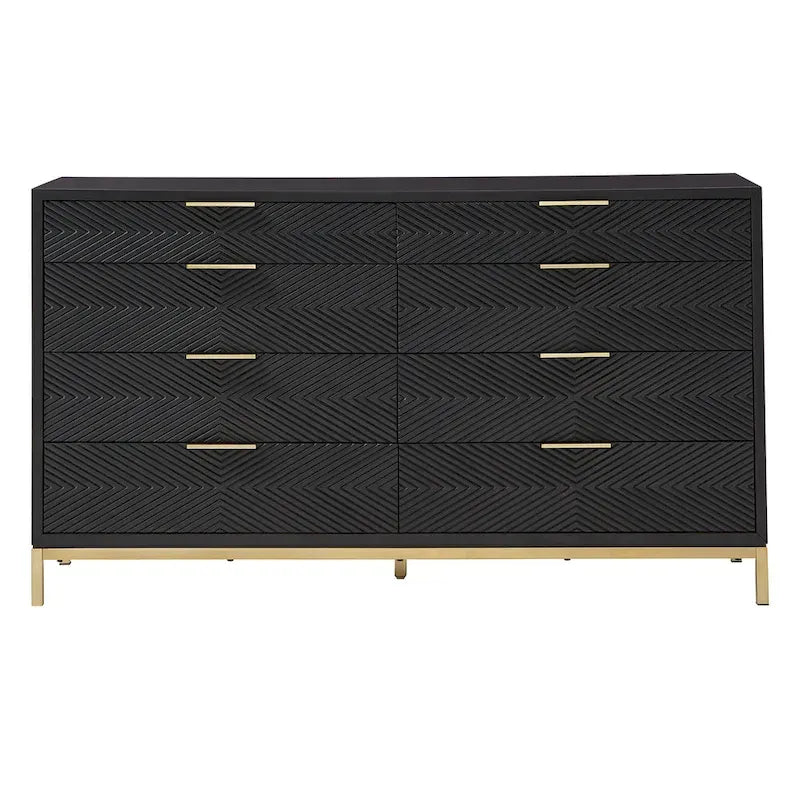 Elea Carved Chevron Bedroom Set by iNSPIRE Q Bold