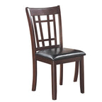 Antonia Transitional Faux Leather Dining Chairs (Set of 2)