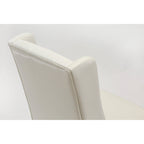 East West Furniture Parson Kitchen Chairs - Button Tufted Nailhead Upholstered Dining Chairs, Set of 2, (Finish & Upholstered)