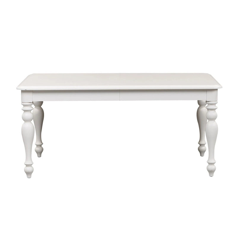 Summer House Oyster White Rectangular Leg Table