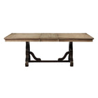 Cunningham Maple and Black Dining Table with Removable Leaf