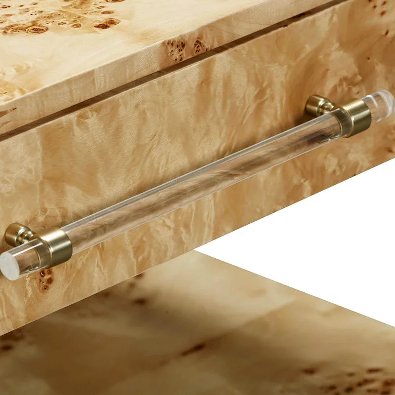 Brandyss Wooden 2 Drawer Nightstand