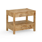 Brandyss Wooden 2 Drawer Nightstand