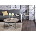 Xana Weathered Grey Oak and Black Coffee Table