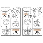 Kuri 41 Inch Handcrafted Live Edge Round Dining Table with a Natural Brown Acacia Wood Top and Black Iron Legs