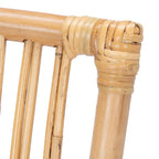 SAFAVIEH Patty Rattan Accent Chair with Cushion (Set of 2) - 19.7  W x 22.1  L x 35.4  H - 20Wx22Dx35H